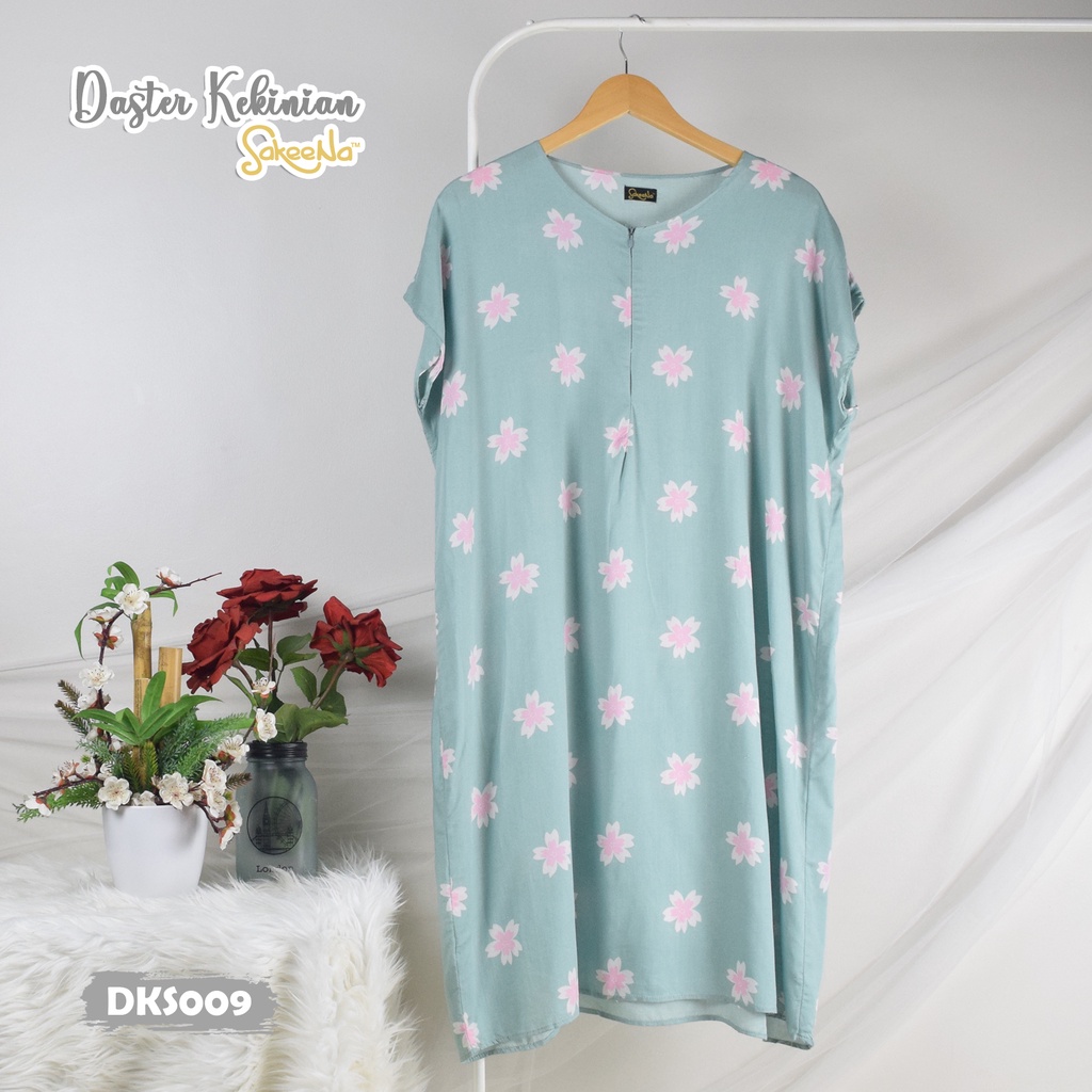SAKEENA Daster Motif Kekinian Busui Jumbo Rayon Premium