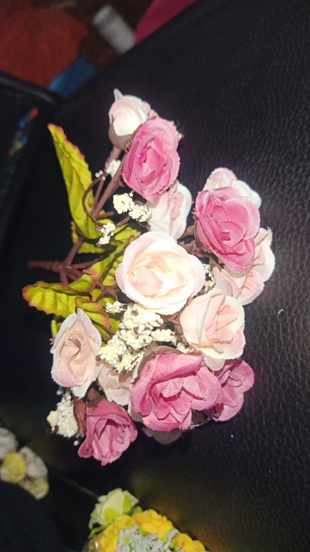 Bunga Artificial Rose Setangkai Buket Dekorasi Ruangan - Af28