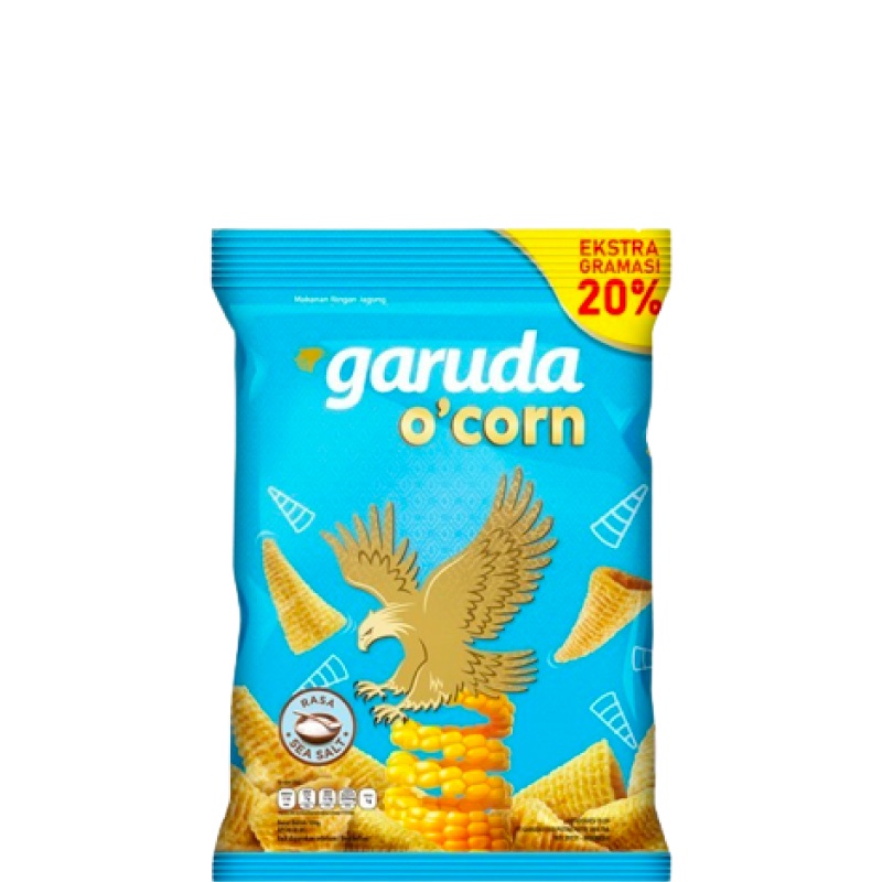 

Garuda Crunchy OCorn Seasalt 70+14gr