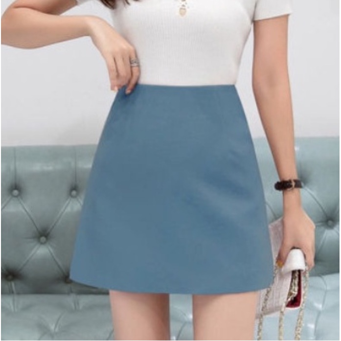 【Blossom】Korean A-Line Chiffon Mini Skirt 7274