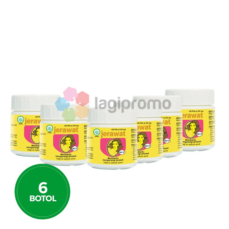 

Borobudur Herbal Jerawat Pil Obat Jerawat Bersih Darah Alami 6 botol