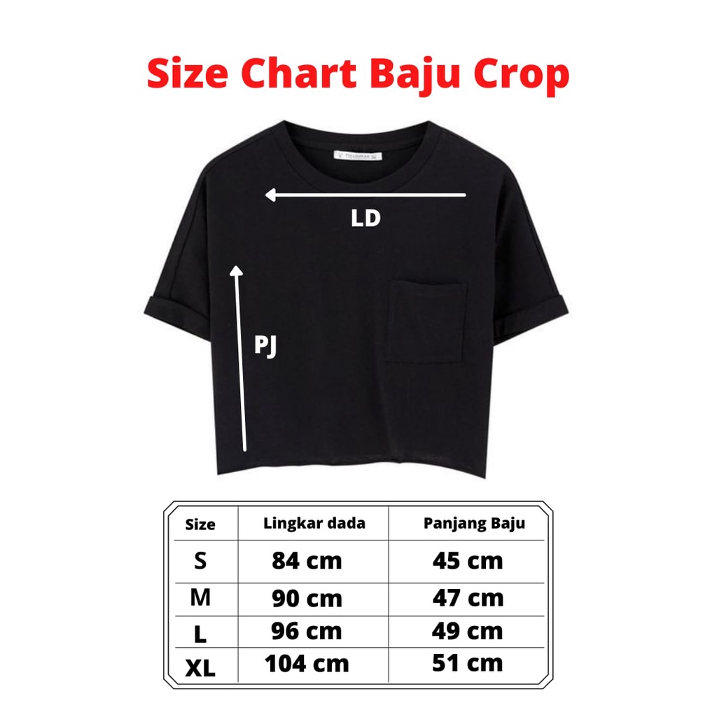 Clothing May - Kaos Crop Top  Zumba Kaos Senam Aerobic Kaos Distro Croptop Atasan Krop Top Wanita Cewek Viral