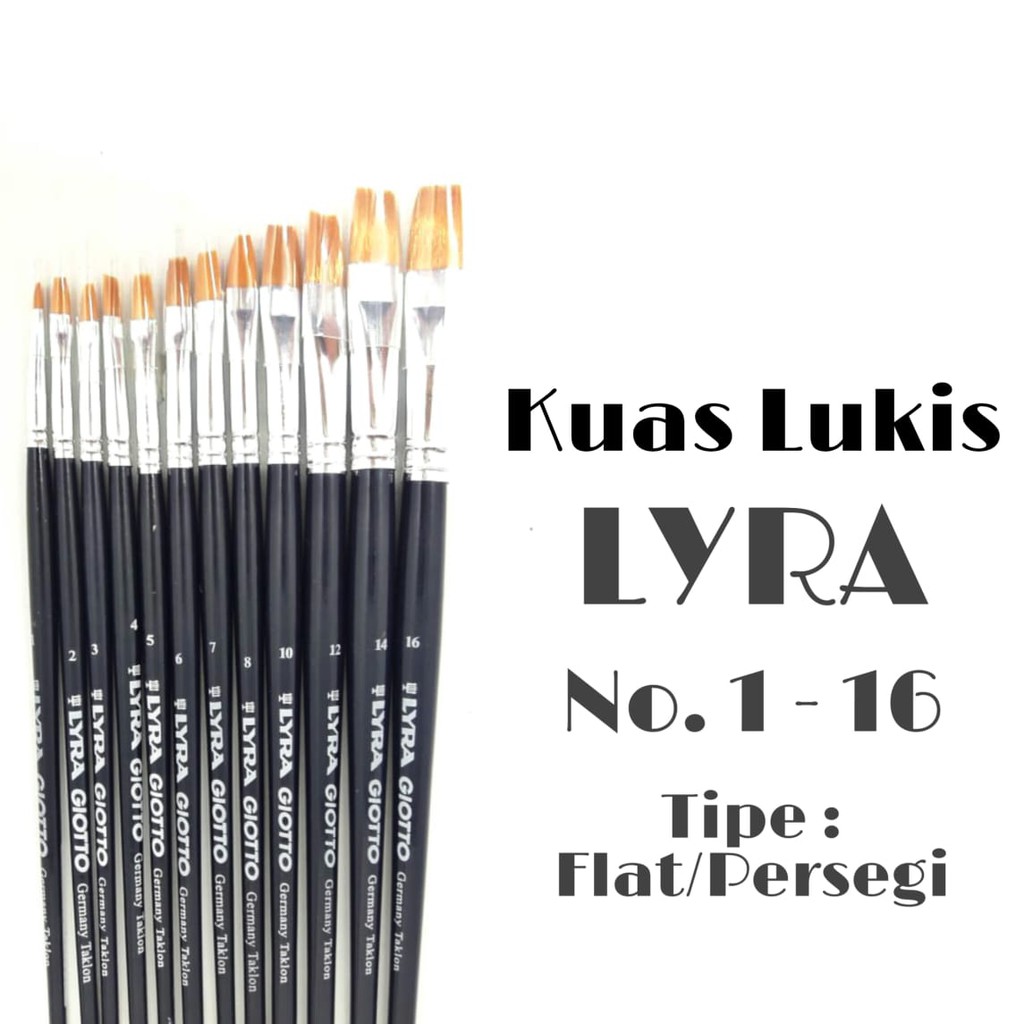 

Kuas Lukis Lyra Persegi No.2