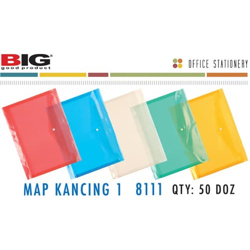 

Map Kancing 1 Punggung BIG Folio 8111 (1 Pak isi 12 Biji)