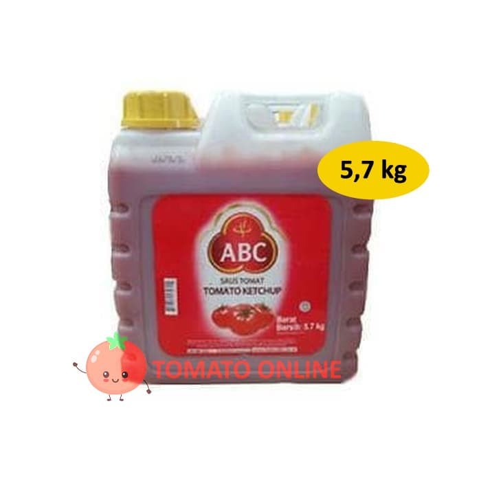 

Jual Saus Sauce Tomat Abc Jerigen Dirigen Galon 5.7 Kg / 5.7Kg