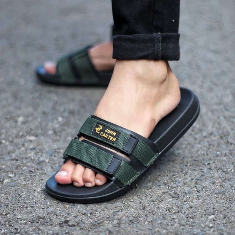 CRAFTSJOHN Sandal Slide SALE SANDAL KASUAL PRIA SENDAL SLOP ORIGINAL KULIT KASUAL 2020 FOOTWEAR GAYA