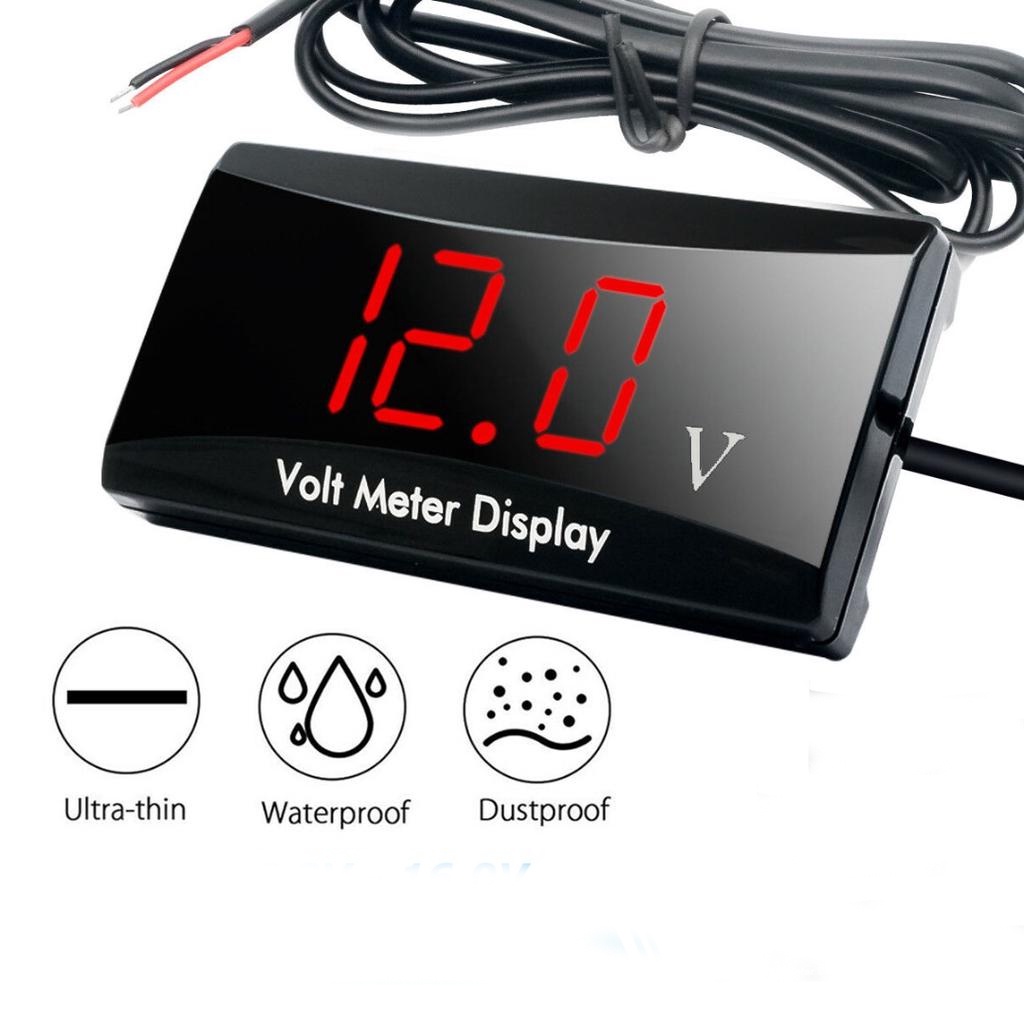 voltmeter aki digital volt meter aki universal 12volt