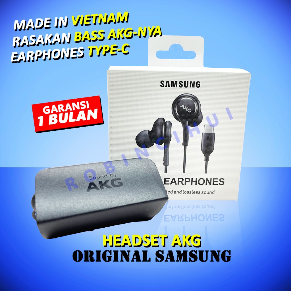 HEADSET SAMSUNG AKG TYPE C ORIGINAL - EARPHONE AKG TYPE C - HANDSFREE AKG TYPE C NOTE 10+,S21 ULTRA