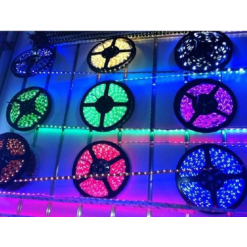 Lampu LED Strip Mata Besar SMD 5050 IP 44 Warna 12V