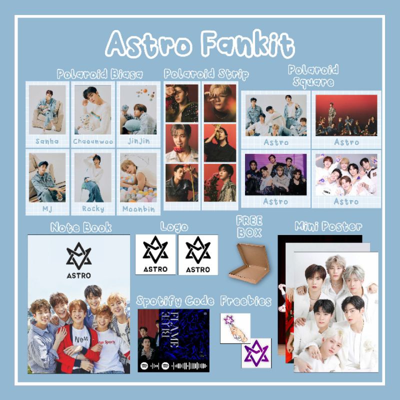 [PROMO] K-POP ASTRO MINI FANKIT / FANKIT ASTRO / PAKET HEMAT ASTRO / ASTRO KIT / K-POP KIT / FANKIT