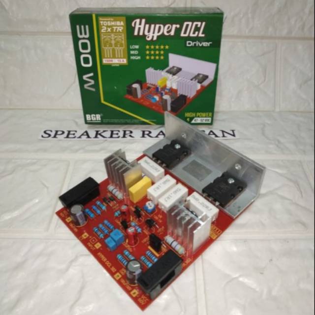 Kit Power Amplifer mono HYPER OCL 300W + Tr Toshiba