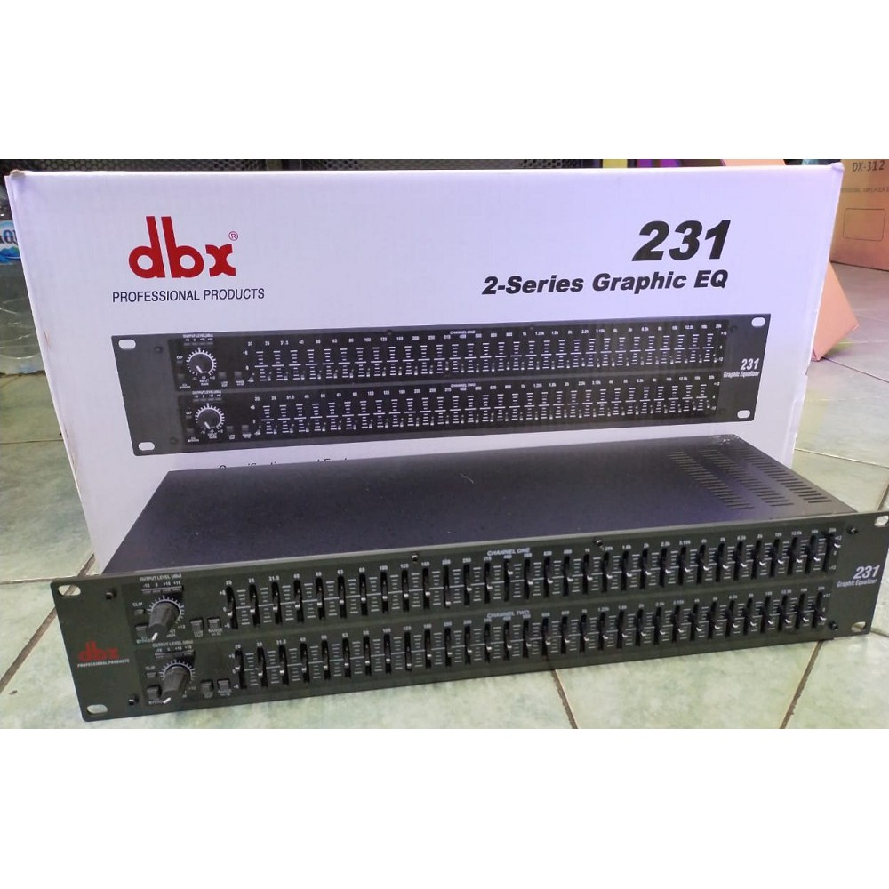 EQ Equalizer DBX 231 dengan SUB OUTPUT