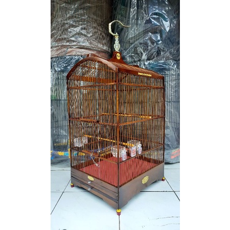 SANGKAR KOTAK BNR REBORN LOGO BARU NO 2 +KAKI KARET DAN FARIASI//AKSESORIS