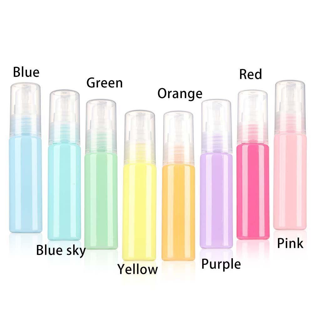 Agustinina Spray Bottle Portable Candy Color Lotion Shampoo Daily Life Botol Parfum