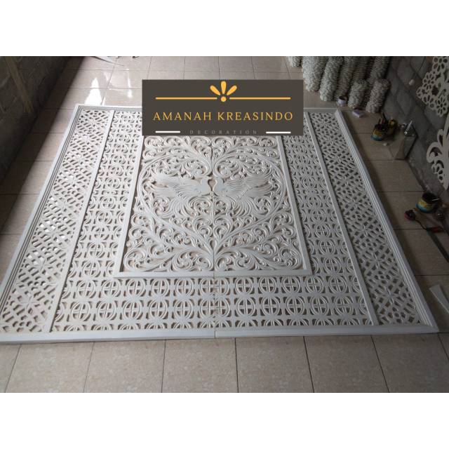 BACKDROP ATAU GEBYOK DEKORASI PELAMINAN