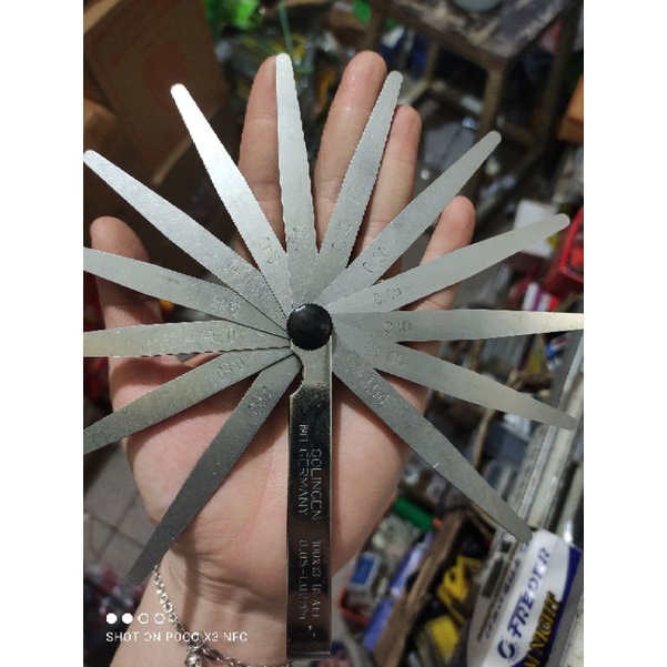 FULLER GAUGE 13 BLADES /PENGUKUR KLEP 13 UKURAN ( 0,5MM - 1MM)