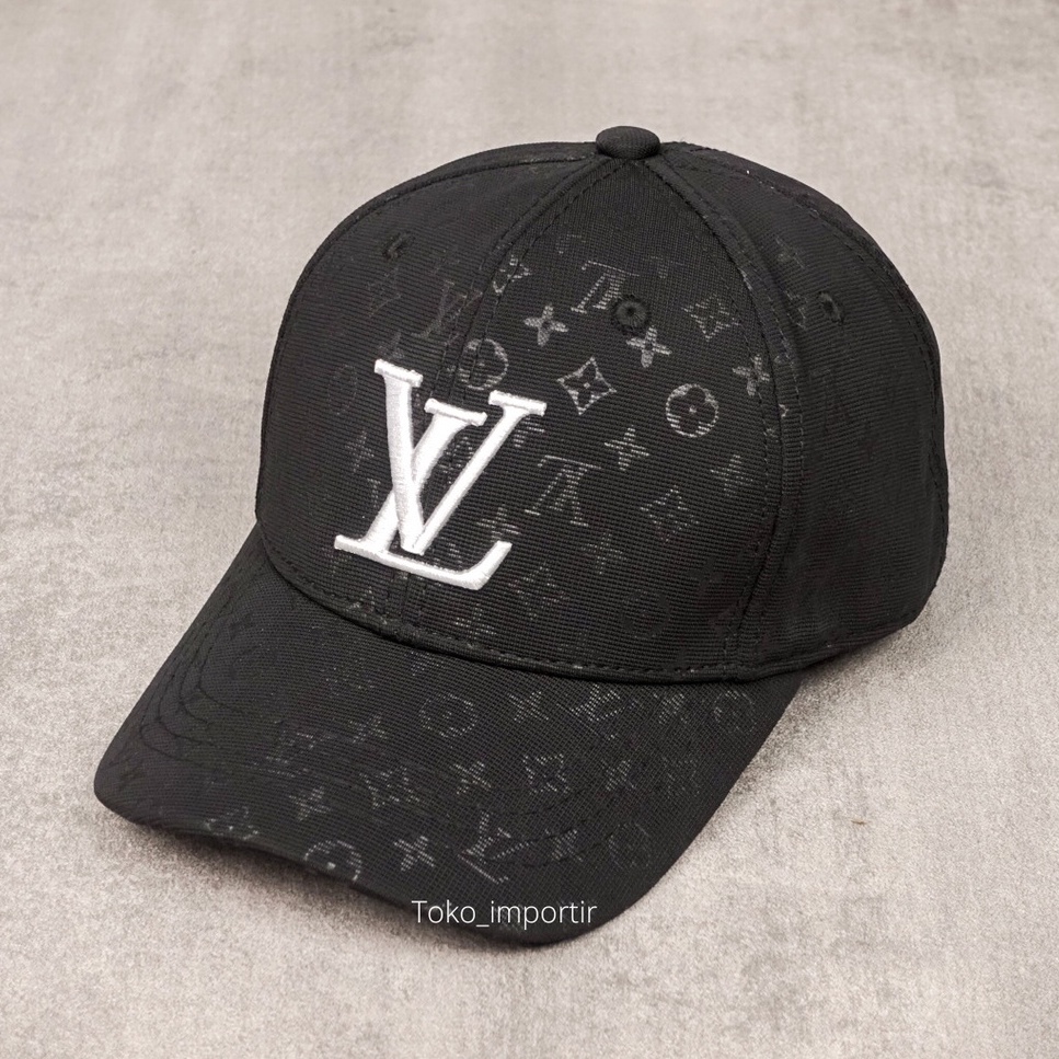 Topi LV Monogram Import Baseball Pria Mirror Original