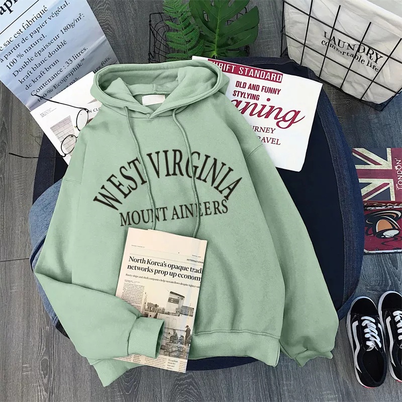 West Virginia | Hoodie Wanita Terbaru Bahan Flacee Tebal