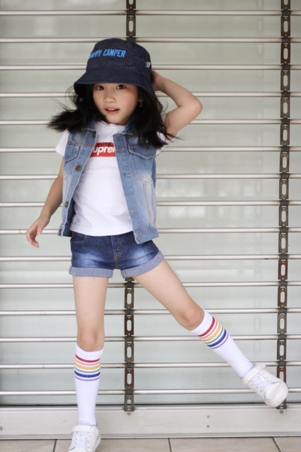 Vest Jeans Anak anak / LOMO CROP VEST