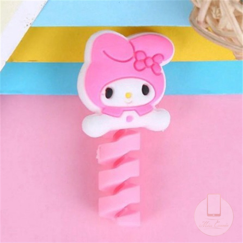 1pc Pelindung Kabel Data/Charger/Earphone Model Kartun Lucu