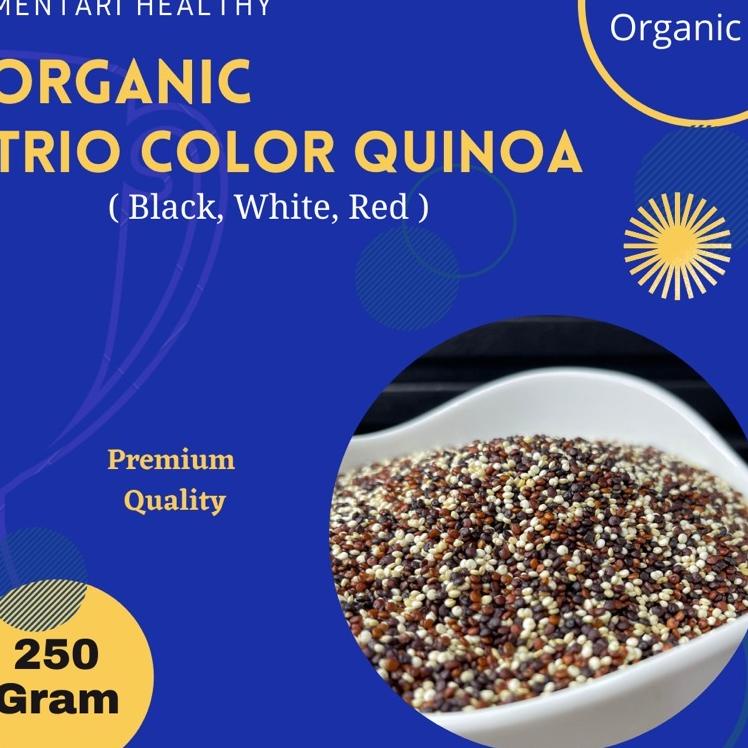 

Harga Kompetitif--Organic Tri Color Quinoa 250Gram