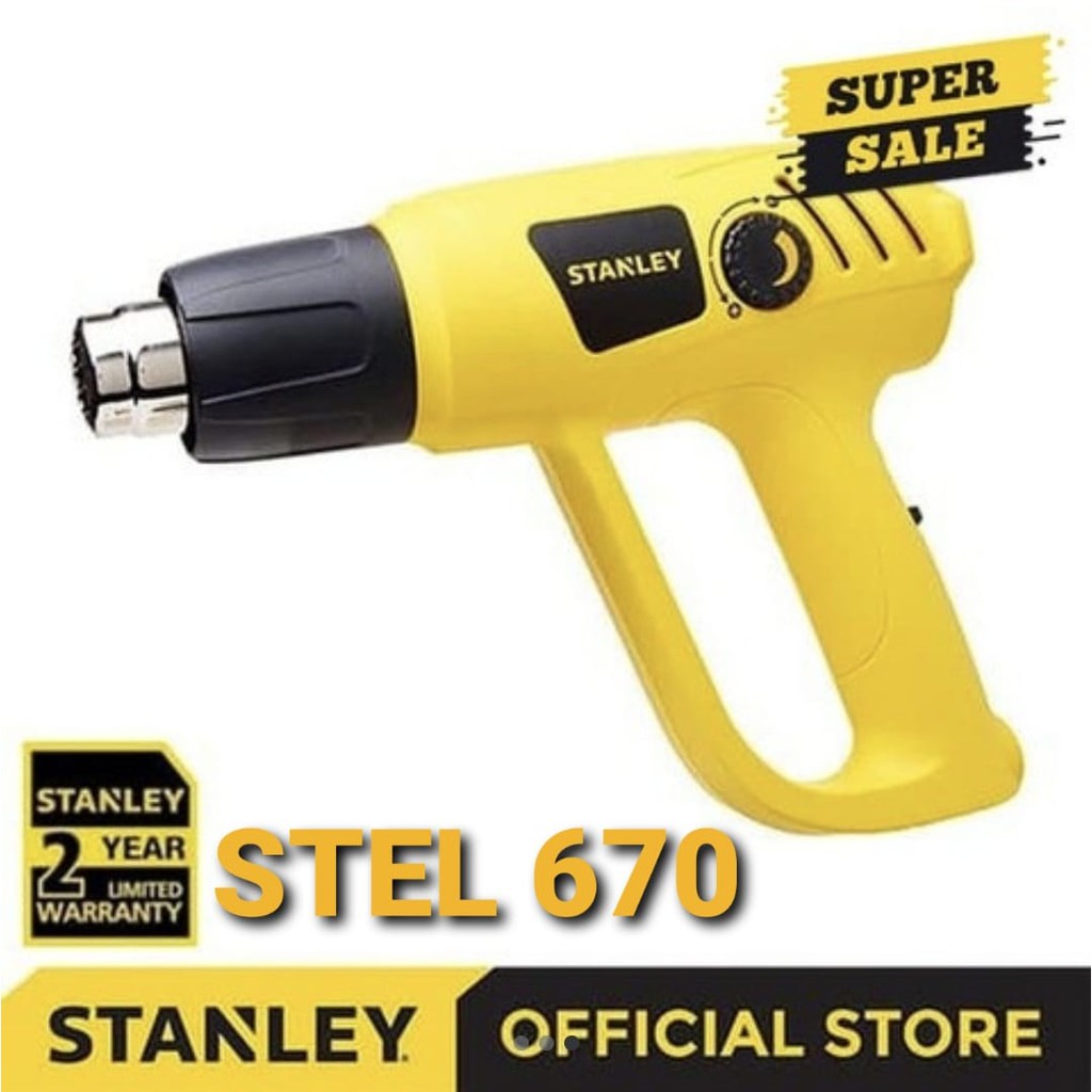 Hot Air Gun Heat Gun heatgun Stanley STEL670 Heat Gun Air Mesin Pemanas Pistol Angin Panas