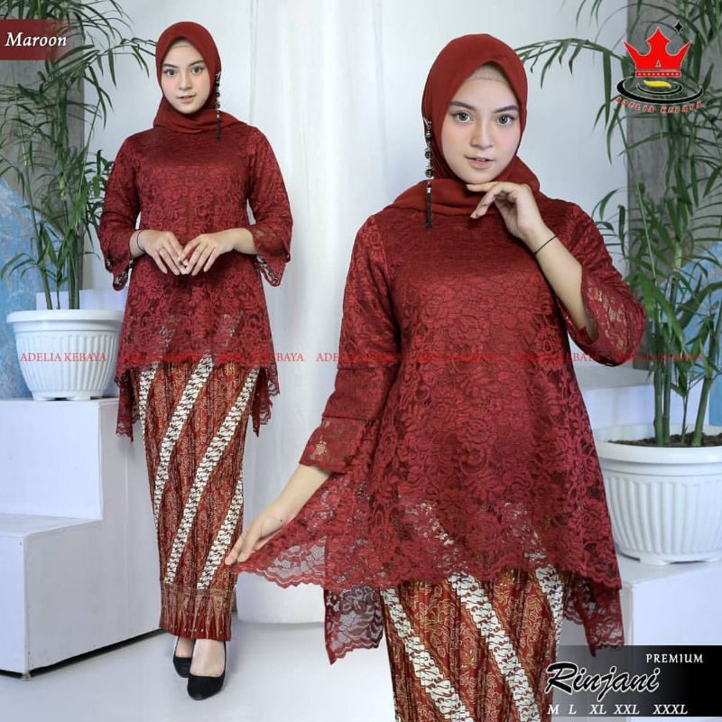 IndahKebaya | SET KEBAYA BROKAT MODERN / KEKINIAN / OOTD KONDANGAN / JUMBO / BISA COUPLE KELUARGA