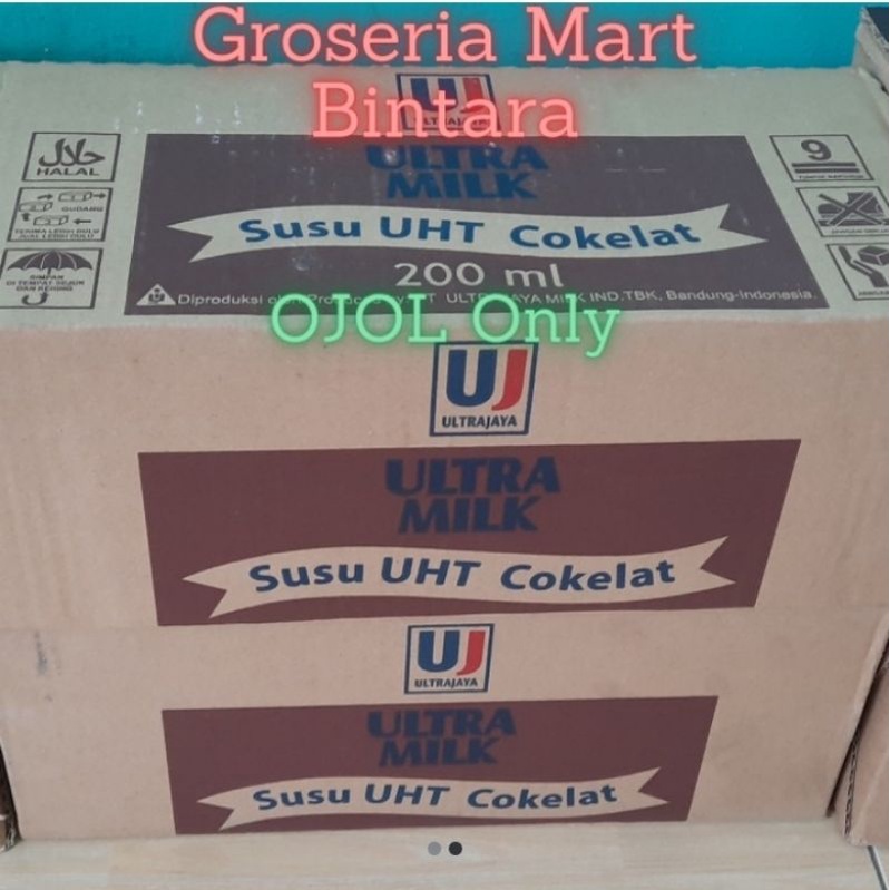 

*Bintara* Susu Ultra UHT Cokelat 200ml x 24 (1 Dus) - Bekasi