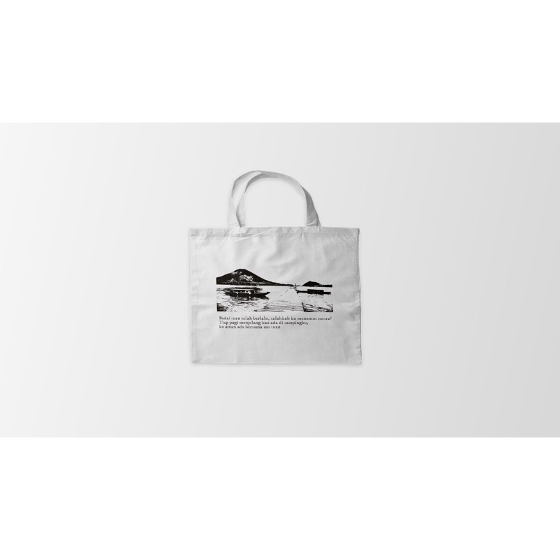 Totebag Blacu landscape custom (40 x 30 cm)