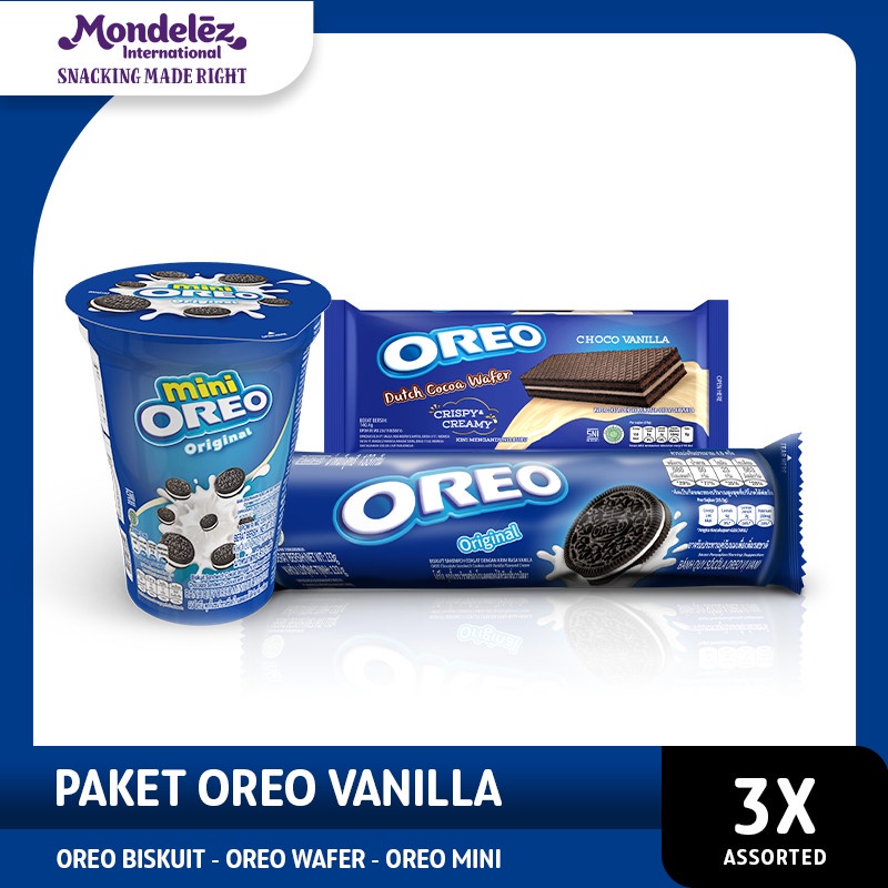 

Paket Oreo Vanilla - 3 pack