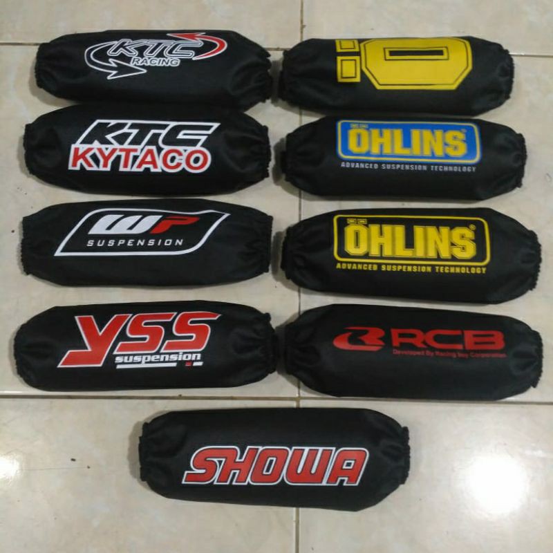 cover shokbreaker belakang motor waterproof ohlins yss Showa WP ktc racing daytona beach Vario PCX nmax aerox X-Max Yamaha Honda ADV Mio Scoopy RCB