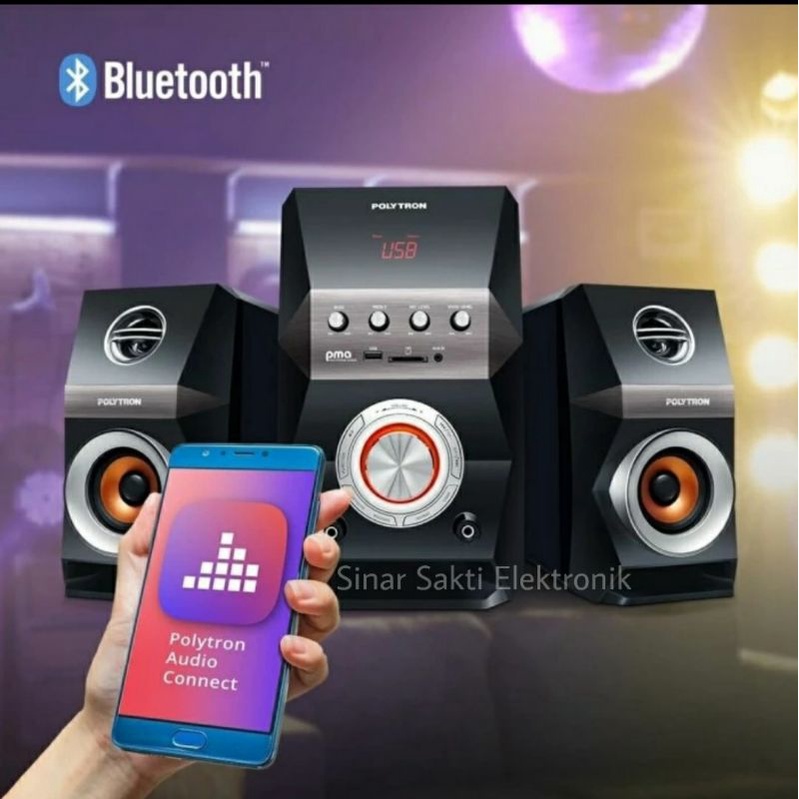 Speaker aktif multimedia POLYTRON PMA 9310 Bluetooth Audio PMA9310