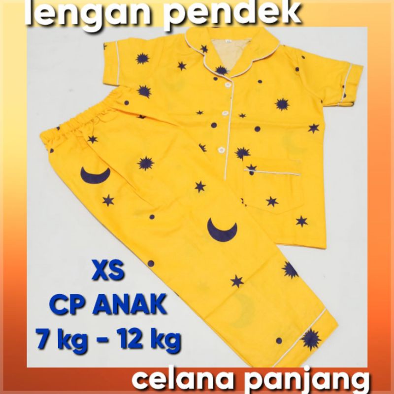 Piyama anak motif 1-10 tahun