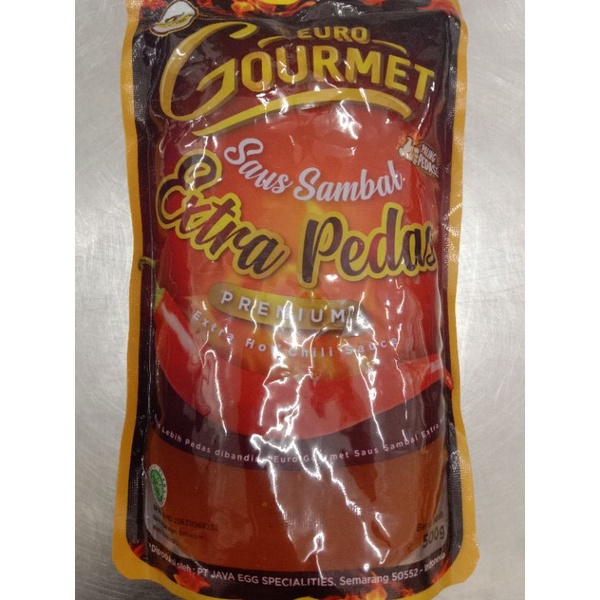 

Gourmet Sambal Extra Pedas 500gr