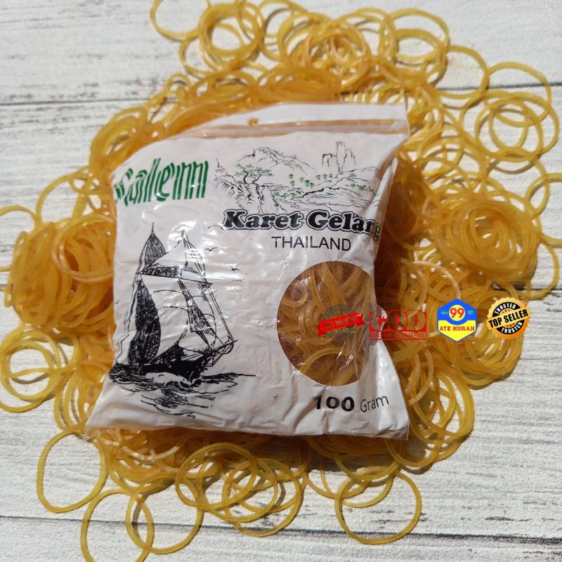 Karet Gelang 100gr/tali karet/gelang karet/elastis/pentil