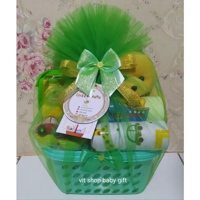 Paket Parcel Bayi / Baby Gift Baby Girl Baby Boy Bungkus Tile / Hadiah / Kado Bayi / Parsel Cantik-1