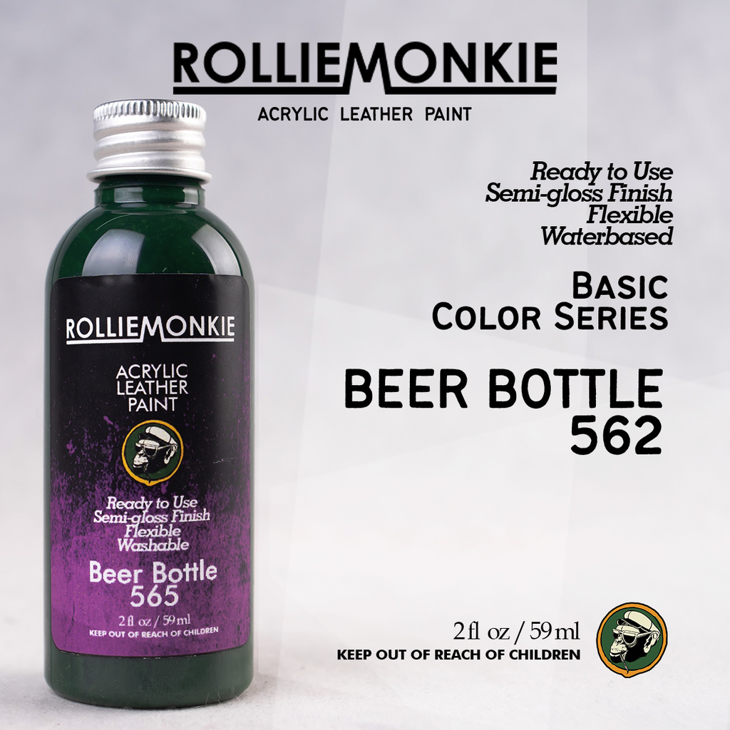 

Rolliemonkie Cat Acrylic Leather Paint - Beer Bottle not angelus