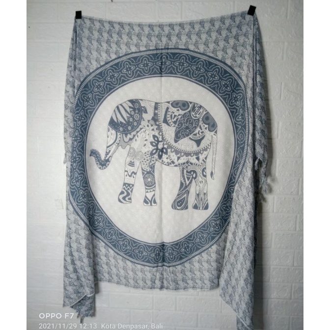 SARUNG PANTAI#SARUNG BALI OLEH OLEH BALI#SARUNG PANTAI BALI#-Gajah abu