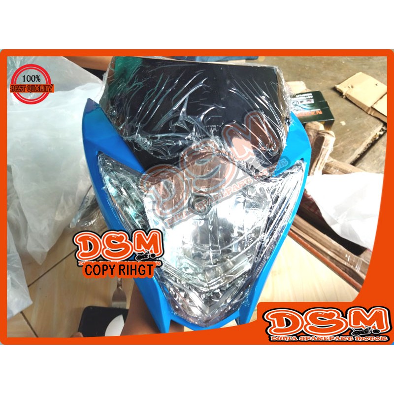 BATOK FU FACELIFT BIRU / BATOK KEPALA SATRIA FU BIRU BATOK KEPALA SUZUKI FU 150 2014