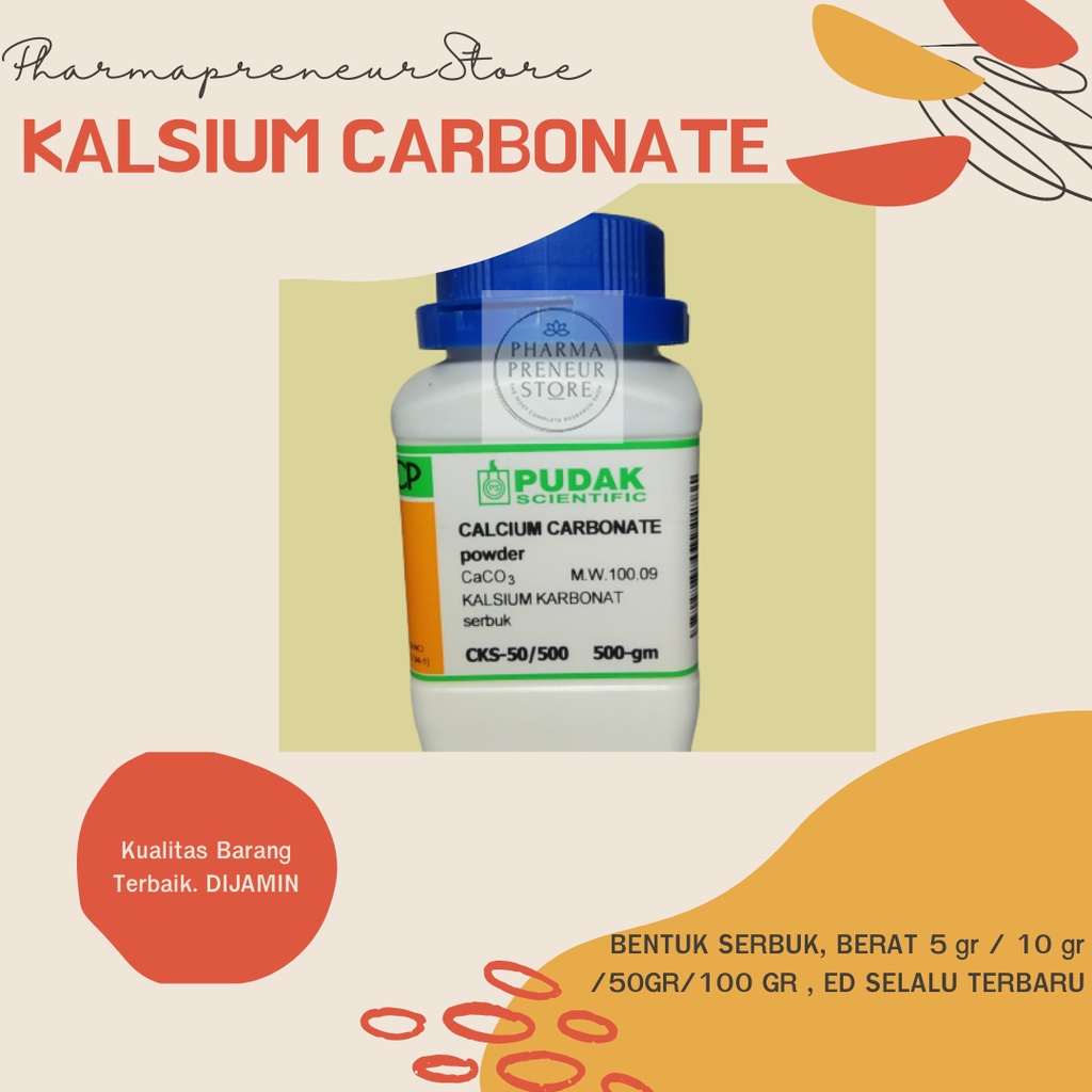 Kalsium Carbonate Best Quality Pro Analis