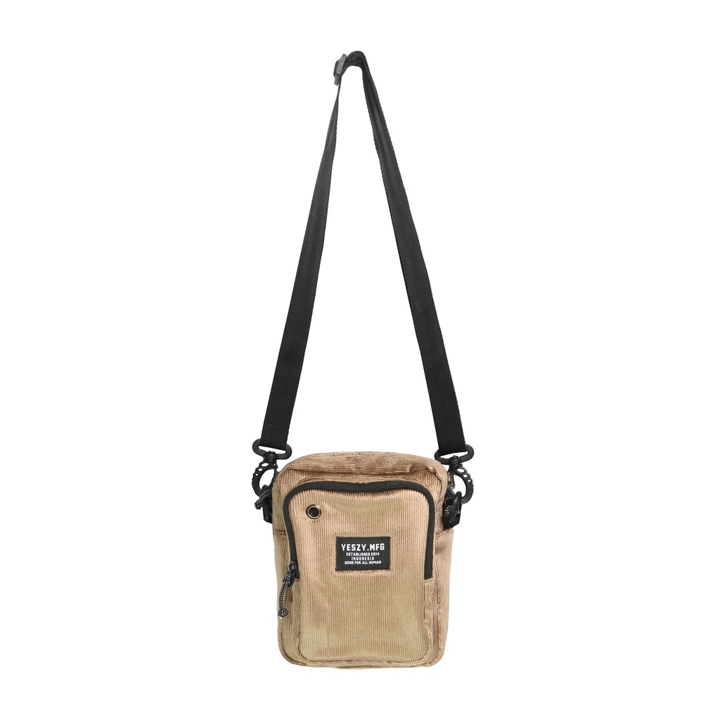 YESZY.MFG Shoulder Bag Corduroy Dome Light Brown