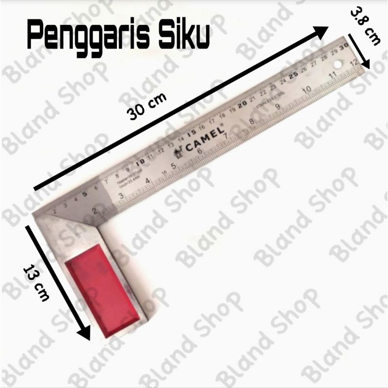 

Penggaris Siku Tukang 30cm 12inch