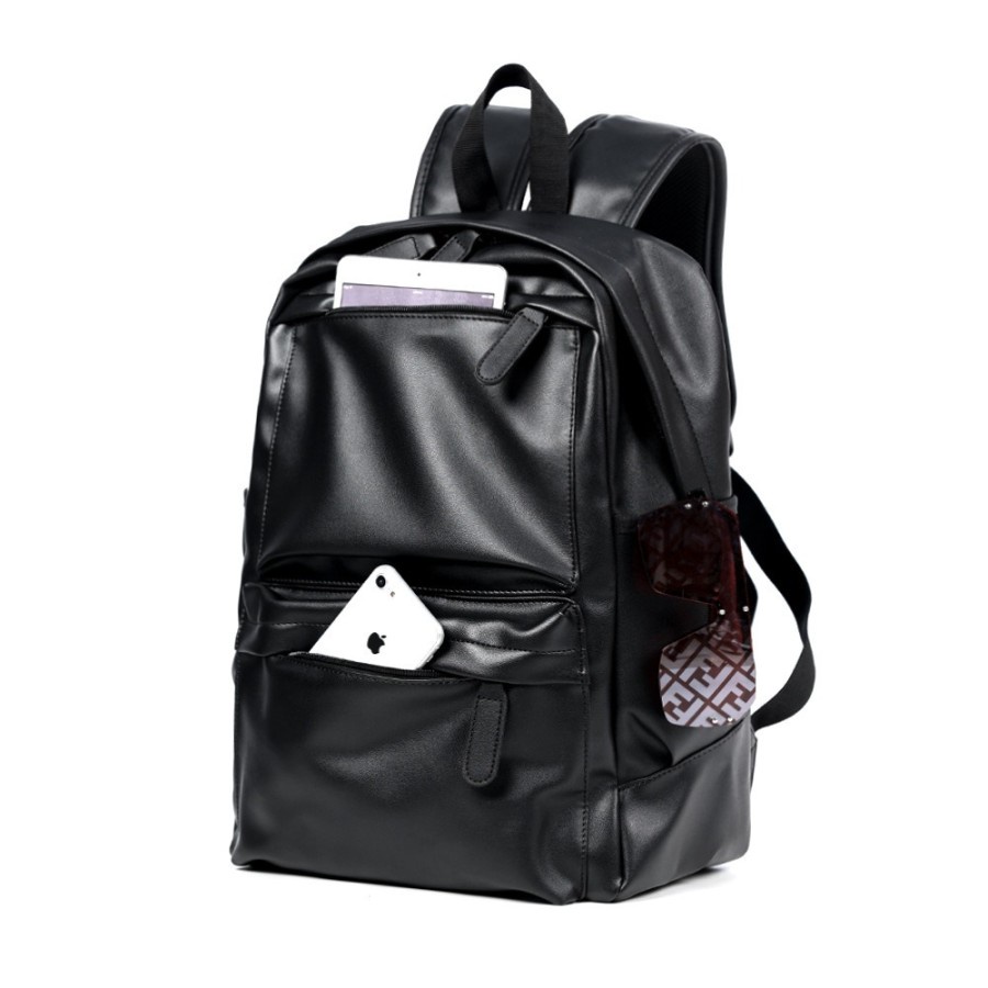 Ransel Kulit Pria MORRENO (Black)