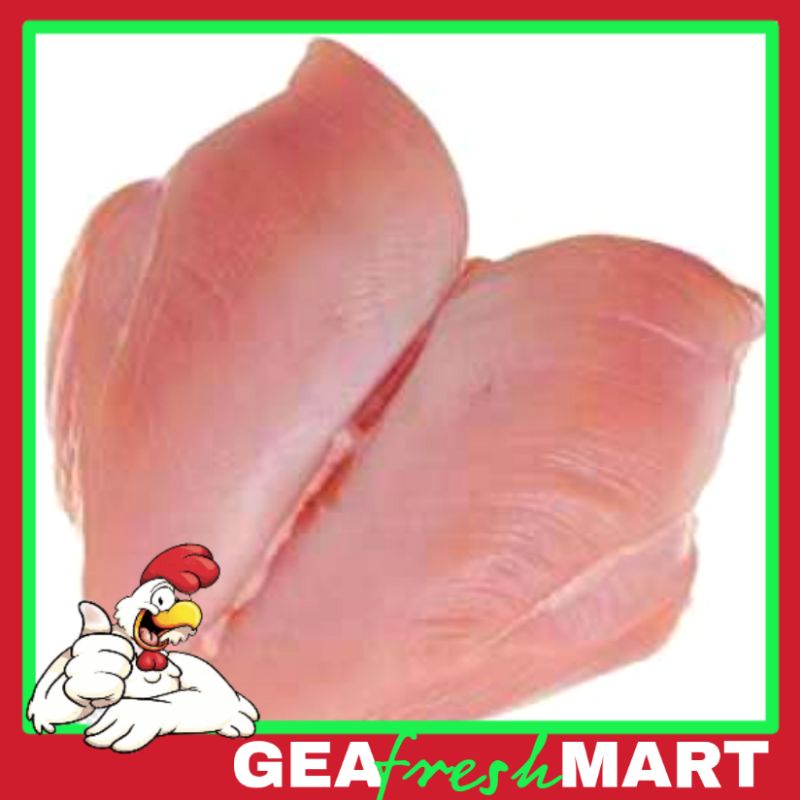 

Fillet Ayam Bersih Fresh tanpa kulit 1kg
