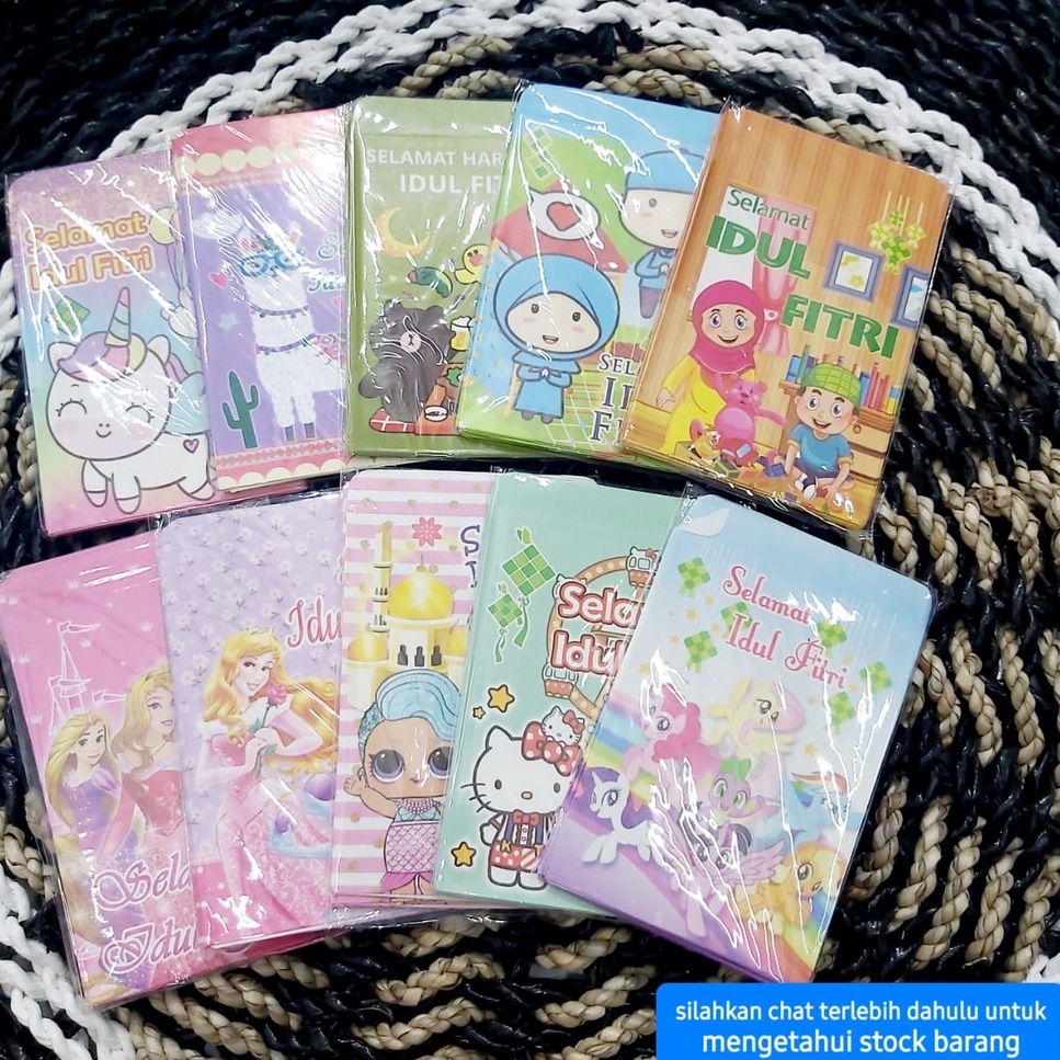 

ANGPAO IDUL FITRI KECIL AMPLOP LEBARAN KARAKTER LUCU TEMPAT UANG