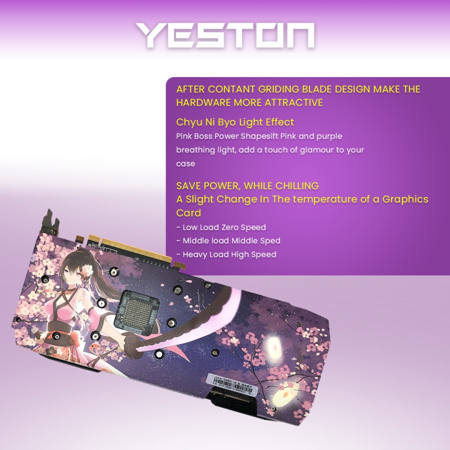 VGA AMD YESTON RX 6800 16GB GDDR6 192BIT SAKURA