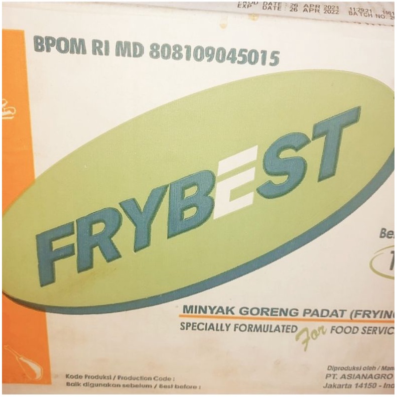 

minyak goreng padat 1 kg