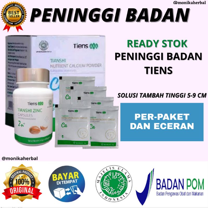 

PENINGGI BADAN || SUSU NHCP DAN ZINC KAPSUL