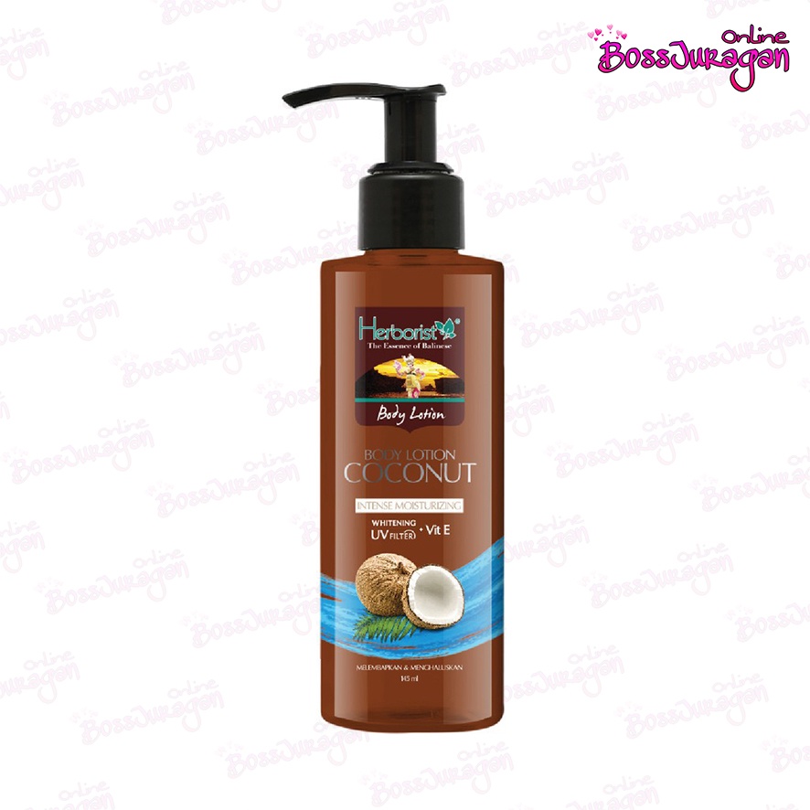 (BOSS) Herborist Body Lotion Coconut 145ml - COCONUT 145ML