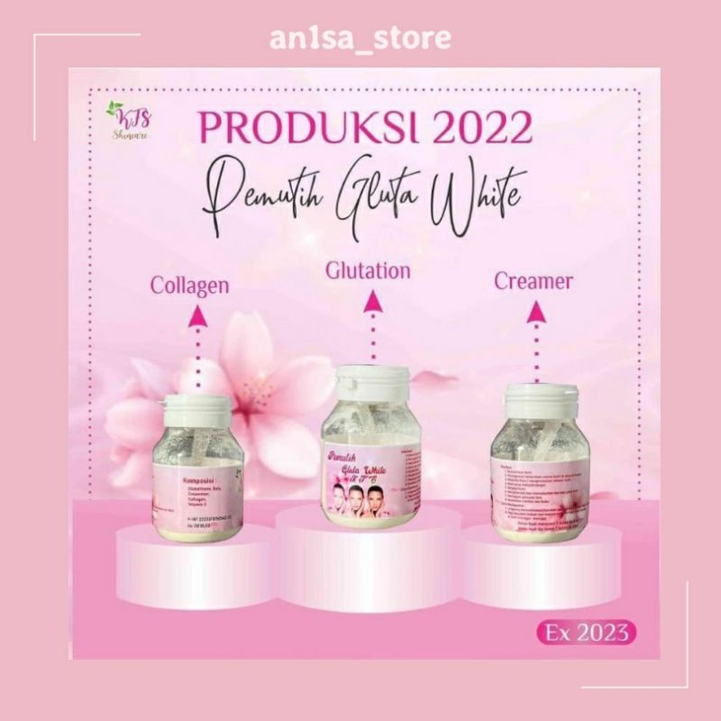 Susu Pemutih Gluta White KFS Original BPOM